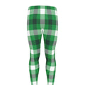 Irish Check Saint Patrick's Day Print Men's Leggings