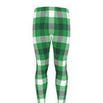 Irish Check Saint Patrick's Day Print Men's leggings