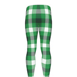 Irish Check Saint Patrick's Day Print Men's leggings