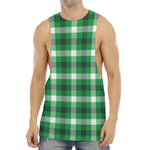 Irish Check Saint Patrick's Day Print Men's Muscle Tank Top