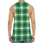 Irish Check Saint Patrick's Day Print Men's Muscle Tank Top