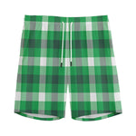 Irish Check Saint Patrick's Day Print Men's Sports Shorts