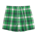 Irish Check Saint Patrick's Day Print Mesh Shorts