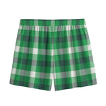 Irish Check Saint Patrick's Day Print Mesh Shorts