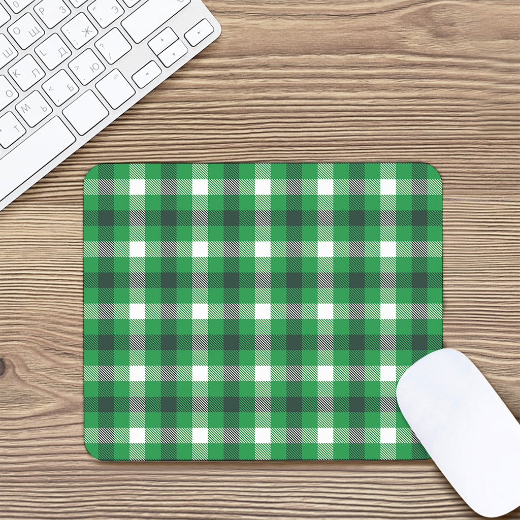 Irish Check Saint Patrick's Day Print Mouse Pad