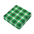 Irish Check Saint Patrick's Day Print Outdoor Seat Cushion Cover