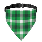Irish Check Saint Patrick's Day Print Over The Collar Dog Bandana