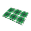 Irish Check Saint Patrick's Day Print Pet Cooling Mat Cover