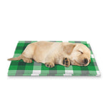 Irish Check Saint Patrick's Day Print Pet Cooling Mat Cover