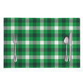 Irish Check Saint Patrick's Day Print Placemat
