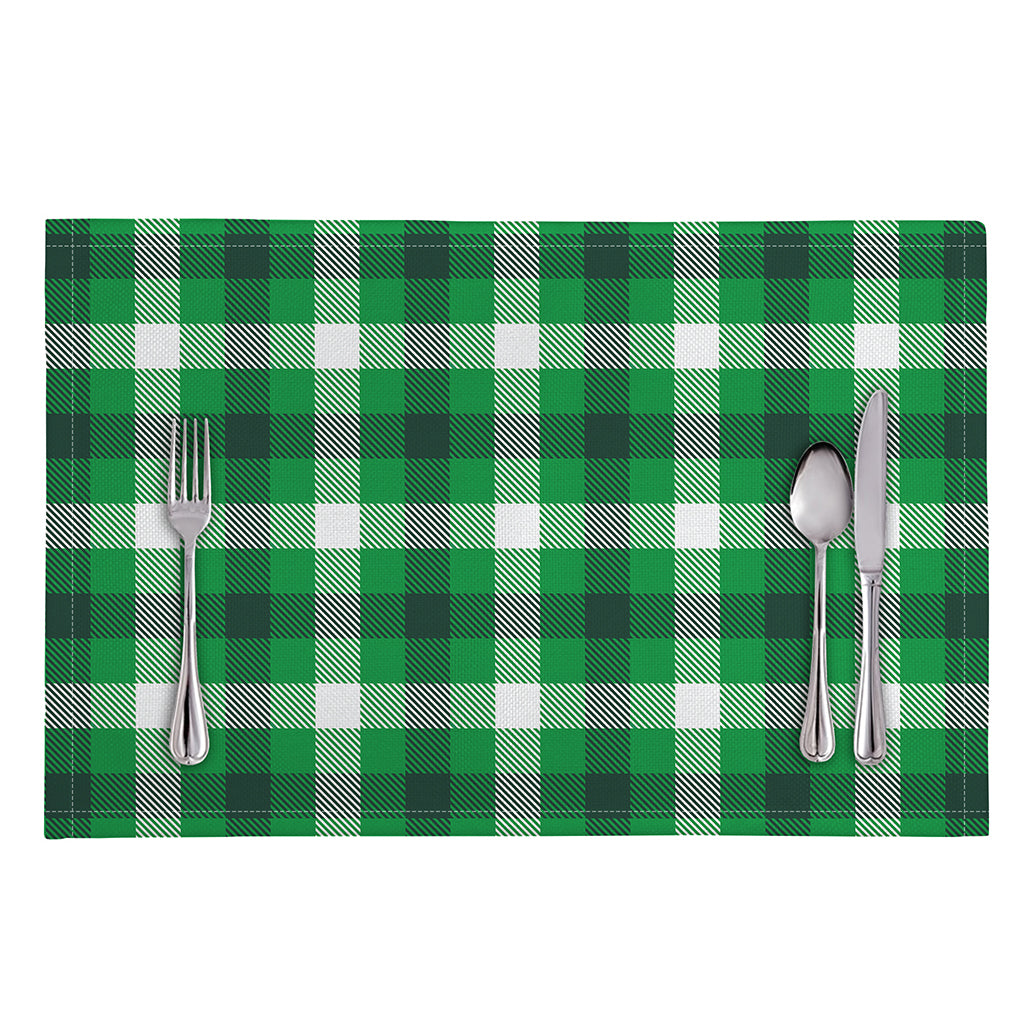 Irish Check Saint Patrick's Day Print Placemat