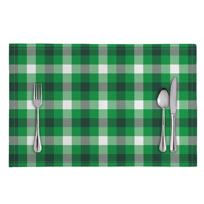 Irish Check Saint Patrick's Day Print Placemat