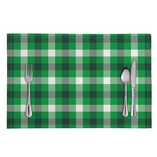 Irish Check Saint Patrick's Day Print Placemat