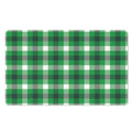 Irish Check Saint Patrick's Day Print Polyester Doormat