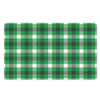 Irish Check Saint Patrick's Day Print Polyester Doormat