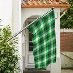 Irish Check Saint Patrick's Day Print Polyester Flag