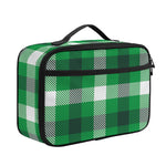 Irish Check Saint Patrick's Day Print Portable Lunch Bag
