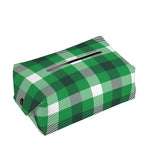 Irish Check Saint Patrick's Day Print Rectangle Tissue Box Cover