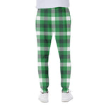 Irish Check Saint Patrick's Day Print Scuba Joggers