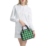 Irish Check Saint Patrick's Day Print Shoulder Handbag