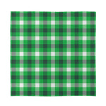 Irish Check Saint Patrick's Day Print Silk Bandana
