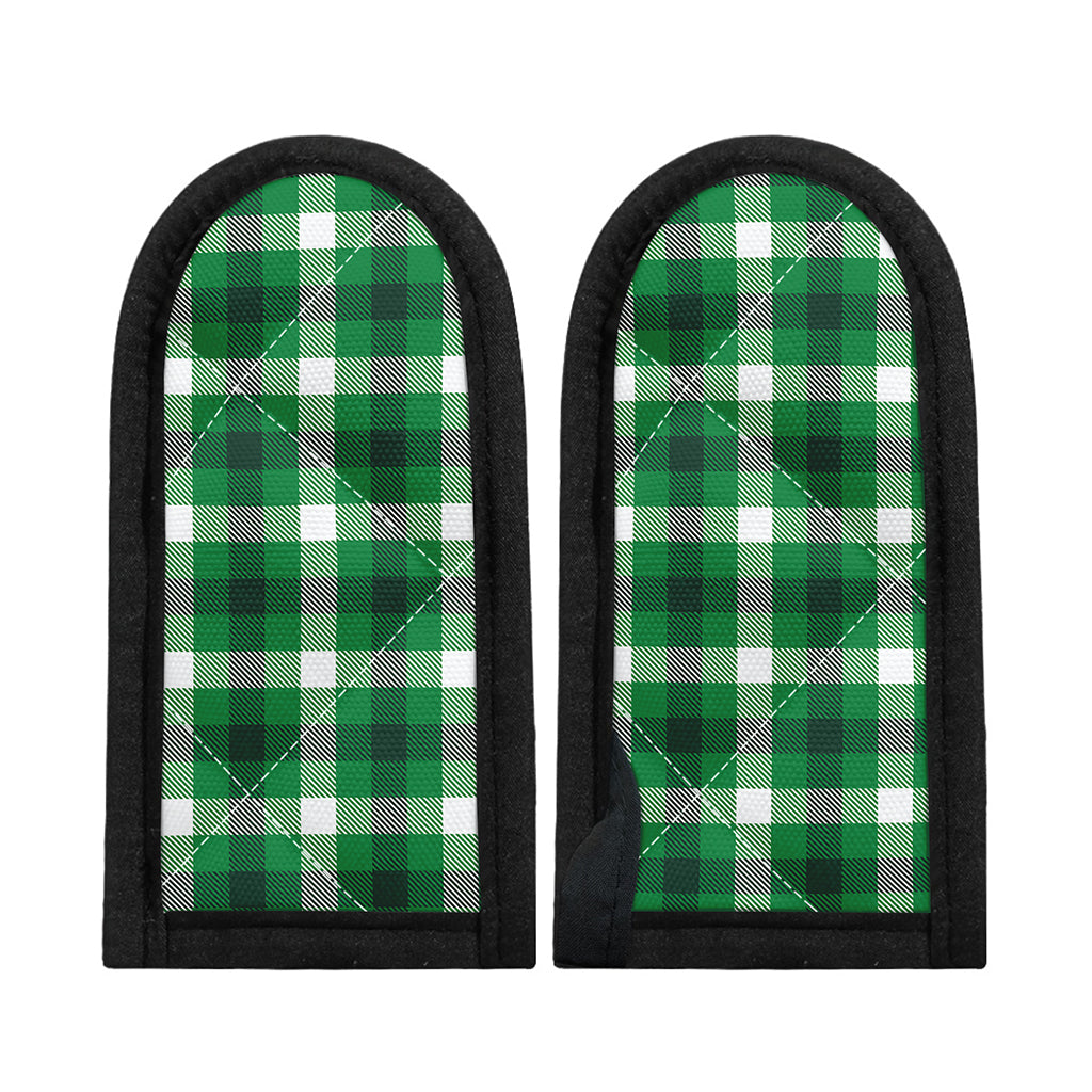 Irish Check Saint Patrick's Day Print Skillet Handle Cover