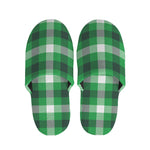 Irish Check Saint Patrick's Day Print Slippers