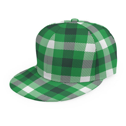 Irish Check Saint Patrick's Day Print Snapback Cap