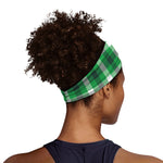 Irish Check Saint Patrick's Day Print Sports Headband