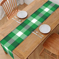Irish Check Saint Patrick's Day Print Table Runner