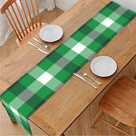 Irish Check Saint Patrick's Day Print Table Runner