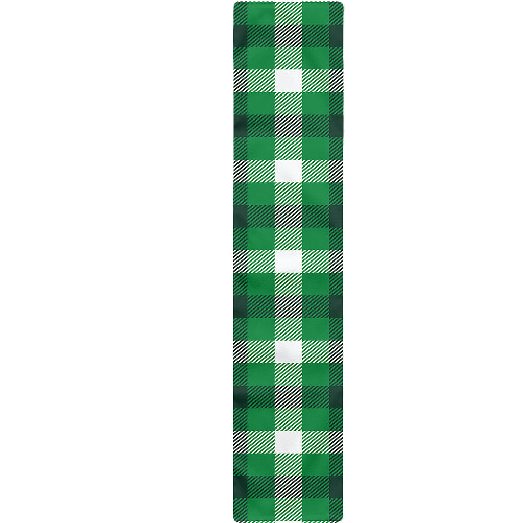 Irish Check Saint Patrick's Day Print Table Runner