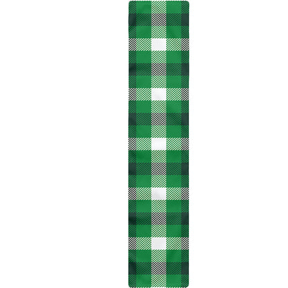 Irish Check Saint Patrick's Day Print Table Runner