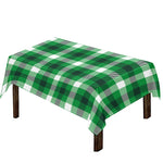 Irish Check Saint Patrick's Day Print Tablecloth