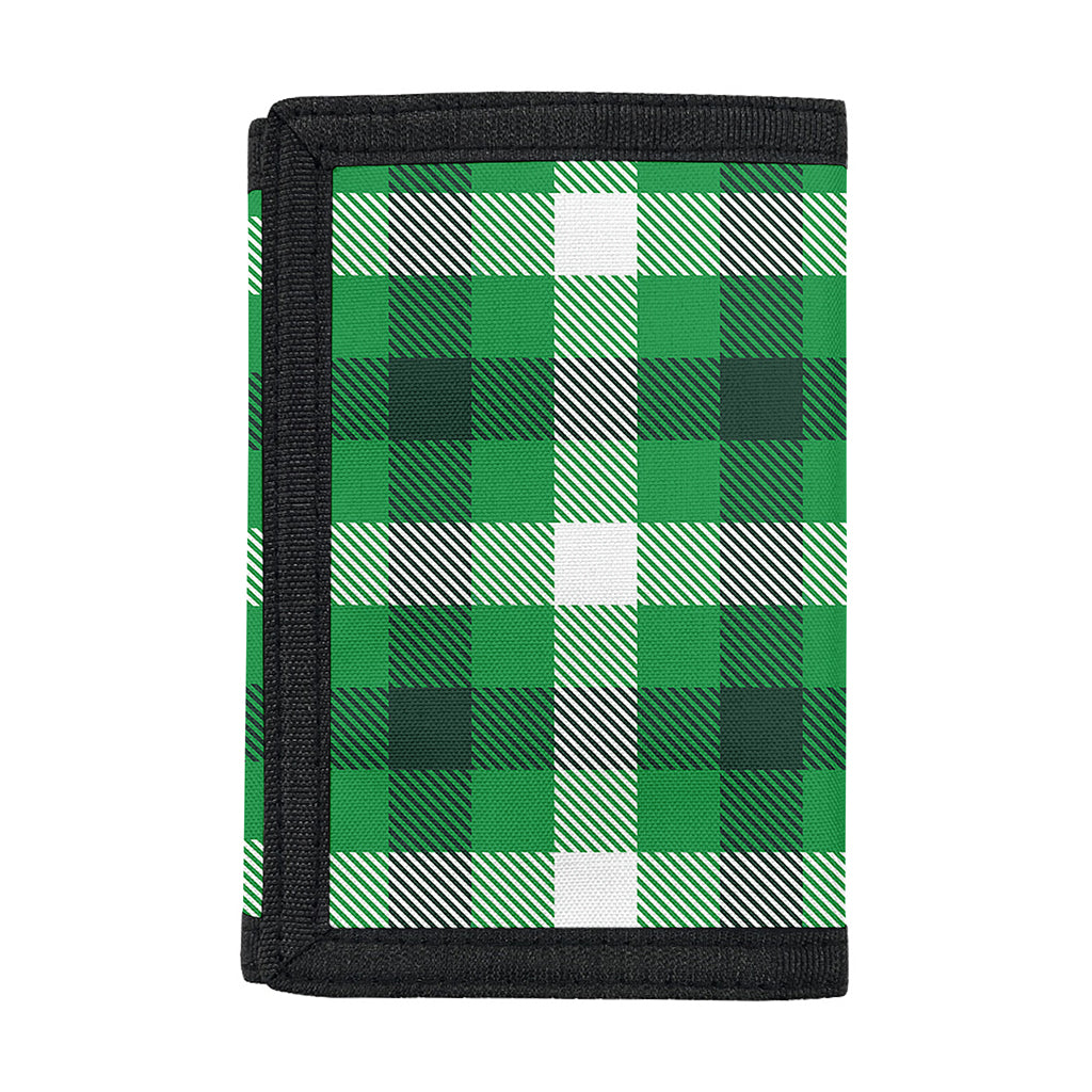 Irish Check Saint Patrick's Day Print Trifold Wallet