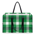 Irish Check Saint Patrick's Day Print Utility Tote Bag