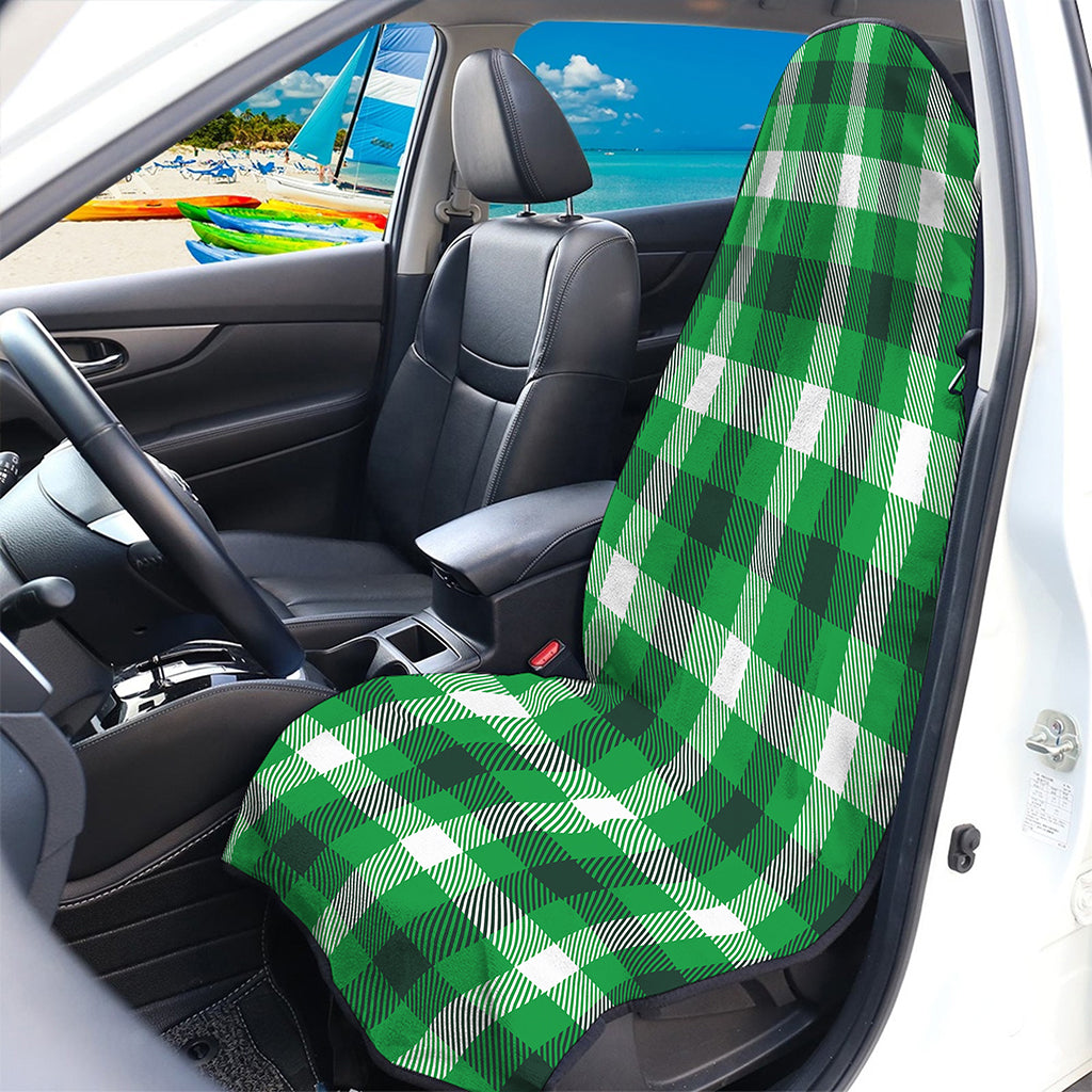 Irish Check Saint Patrick's Day Print Waterproof Car Seat Cover