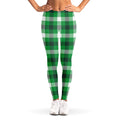 Irish Check Saint Patrick's Day Print Women's Leggings