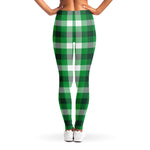 Irish Check Saint Patrick's Day Print Women's Leggings