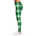 Irish Check Saint Patrick's Day Print Women's Leggings