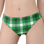 Irish Check Saint Patrick's Day Print Women's Panties