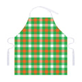 Irish Checkered St. Patrick's Day Print Adjustable Apron