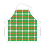 Irish Checkered St. Patrick's Day Print Adjustable Apron