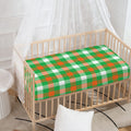 Irish Checkered St. Patrick's Day Print Baby Crib Sheet