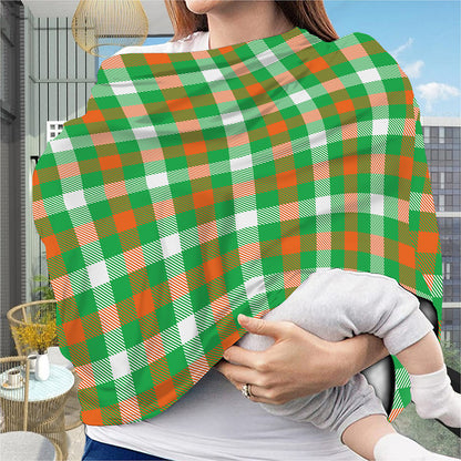 Irish Checkered St. Patrick's Day Print Baby Seat Cover