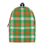 Irish Checkered St. Patrick's Day Print Backpack