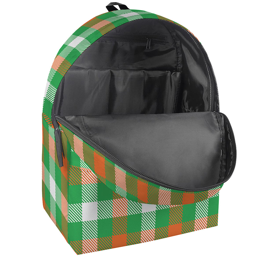 Irish Checkered St. Patrick's Day Print Backpack