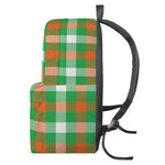 Irish Checkered St. Patrick's Day Print Backpack