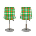 Irish Checkered St. Patrick's Day Print Bar Stool Covers