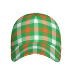 Irish Checkered St. Patrick's Day Print Baseball Cap